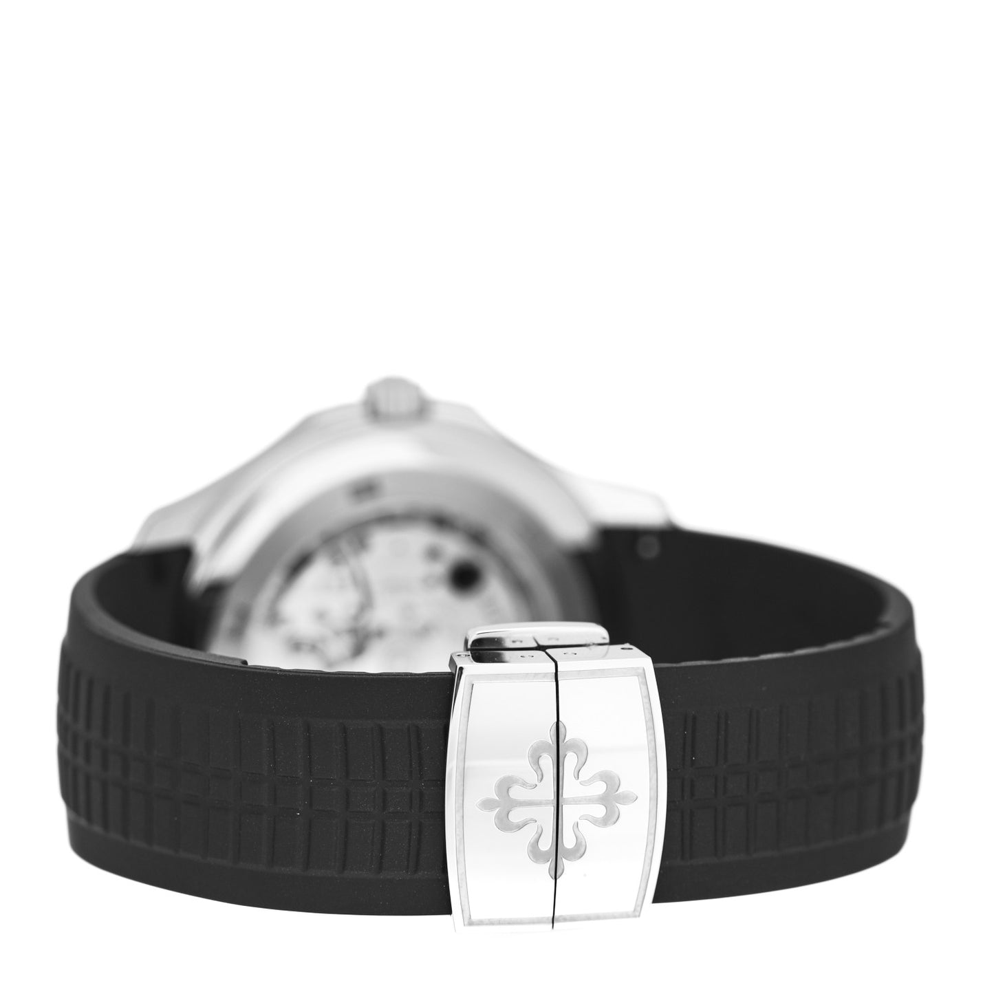 Stainless Steel Rubber 40mm Aquanaut Automatic Watch Black 5167A-001