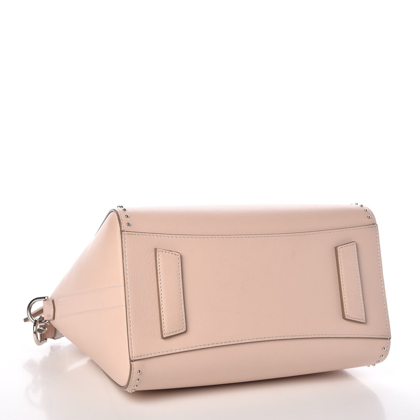 Calfskin Small Studded Antigona Beige Buff