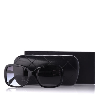 Chanel CC Bow Sunglasses 5171 Black White 7 of 7