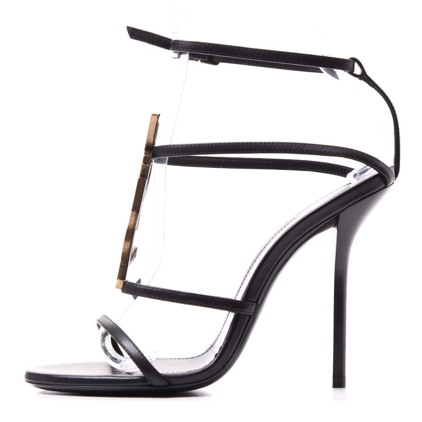 Calfskin Cassandra 110 Sandals 37 Black