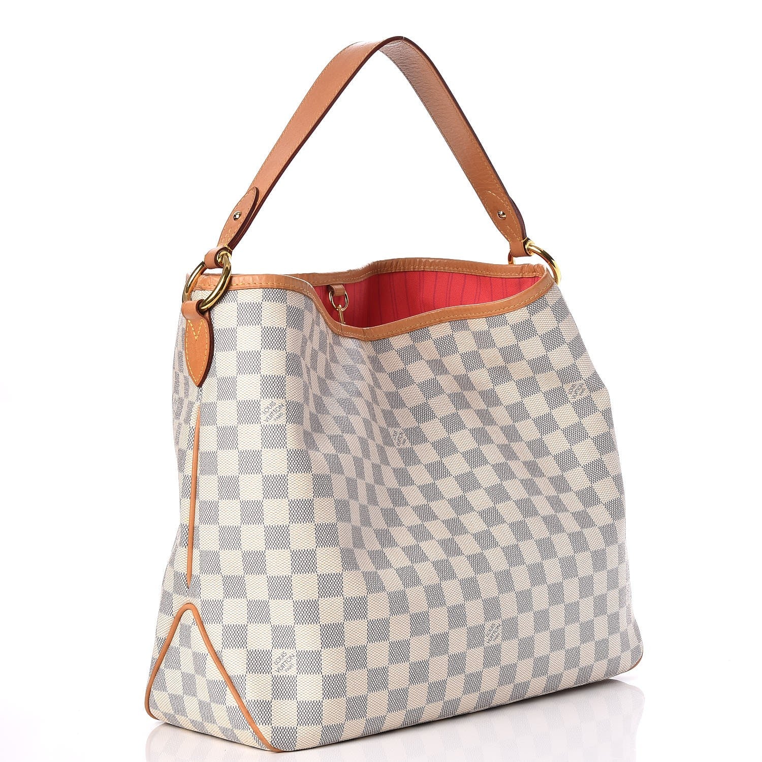 Louis Vuitton Damier Azur Delightful MM Pink 3 of 9