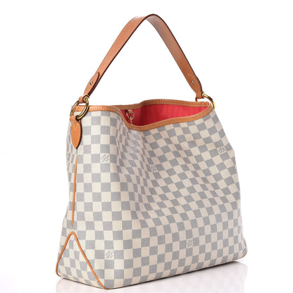 Louis Vuitton Damier Azur Delightful MM Pink 3 of 9