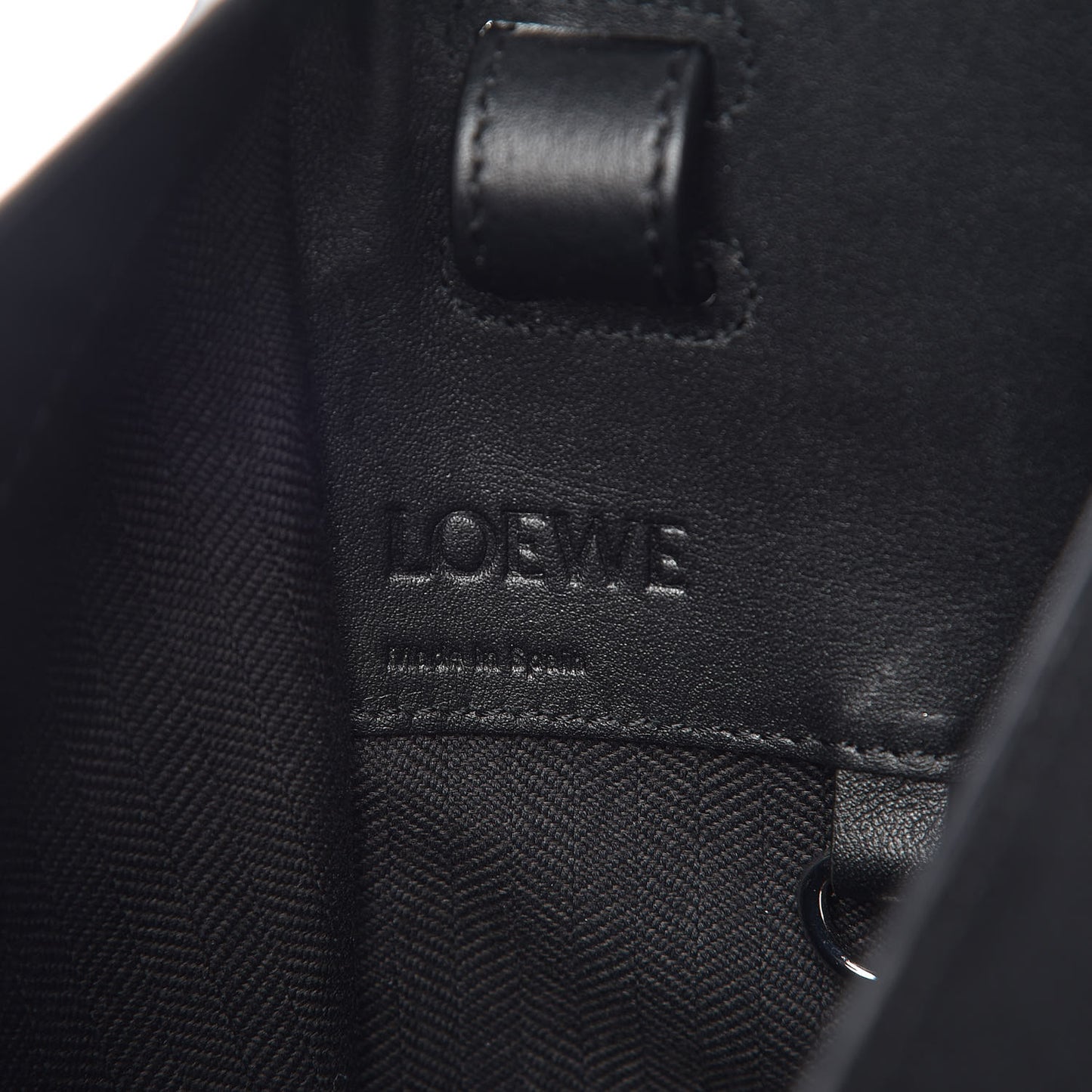 Calfskin Small Hammock Shoulder Bag Black