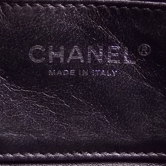 Lambskin Modern Chain Flap Black