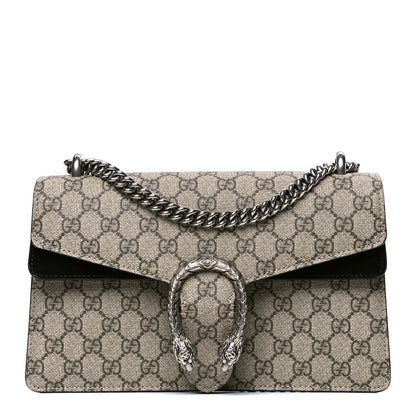 Gucci GG Supreme Monogram Small Dionysus Shoulder Bag Black 1 of 7