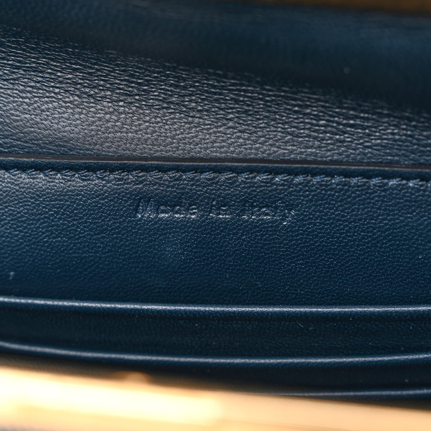 Celine Lizard Mini Clasp Bag Blue 6 of 10