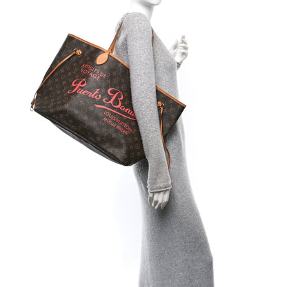 Louis Vuitton Monogram Puerto Banus Neverfull GM 3 of 11