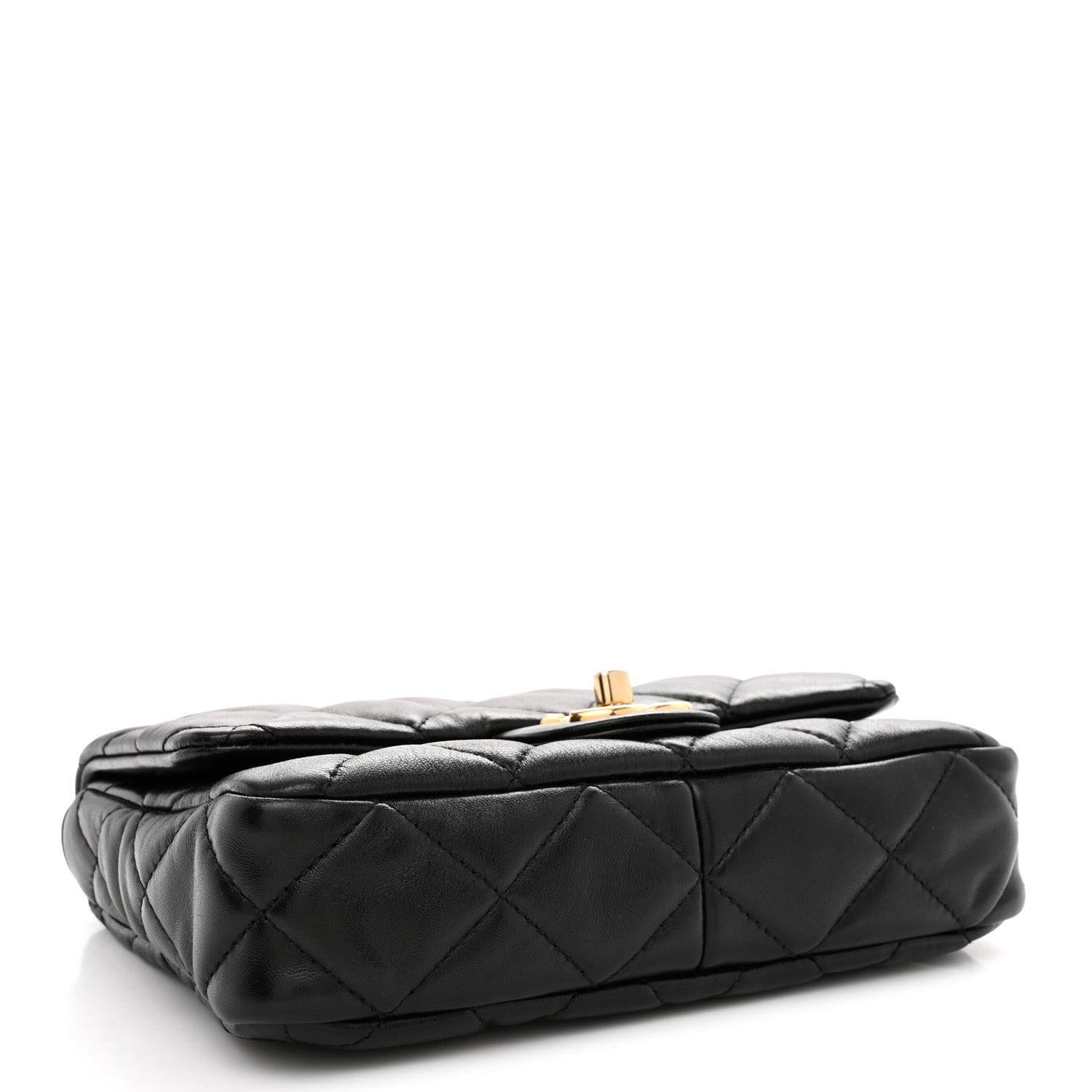 Chanel Lambskin Quilted Small Funky Town Flap Black 4 of 10