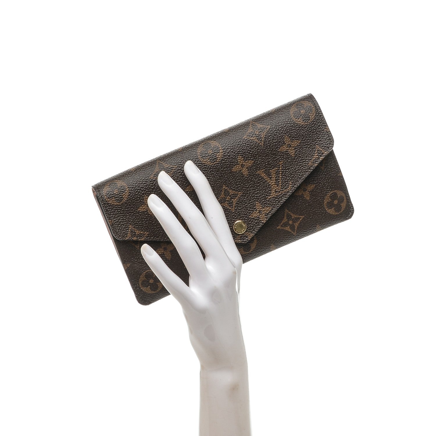 Louis Vuitton Monogram Jeanne Wallet Rose Ballerine 2 of 7