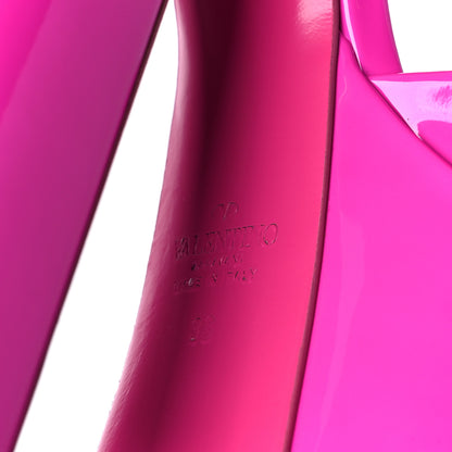 Valentino Garavani Patent DiscoBox 80/180mm Platform Pumps 38 Pink PP 6 of 9