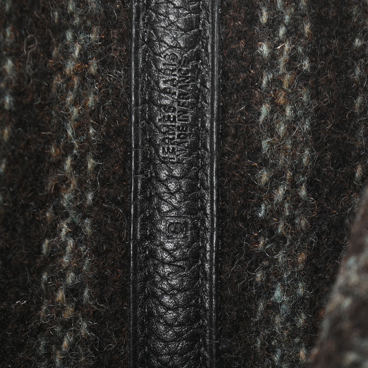 Hermes Ribbed Wool Negonda Garden Party 36 MM Black 6 of 8