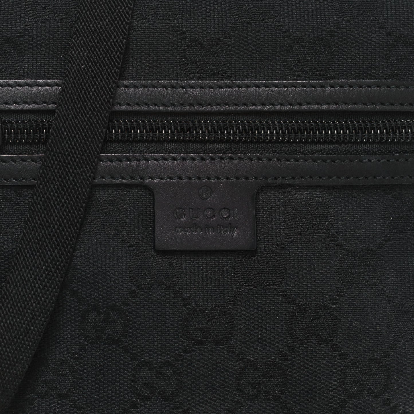 Monogram Small Messenger Black