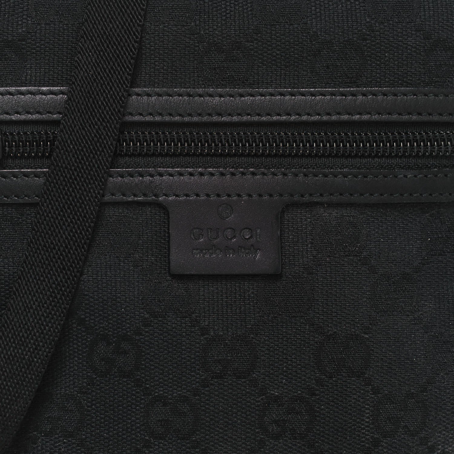 Gucci Monogram Small Messenger Black 8 of 14
