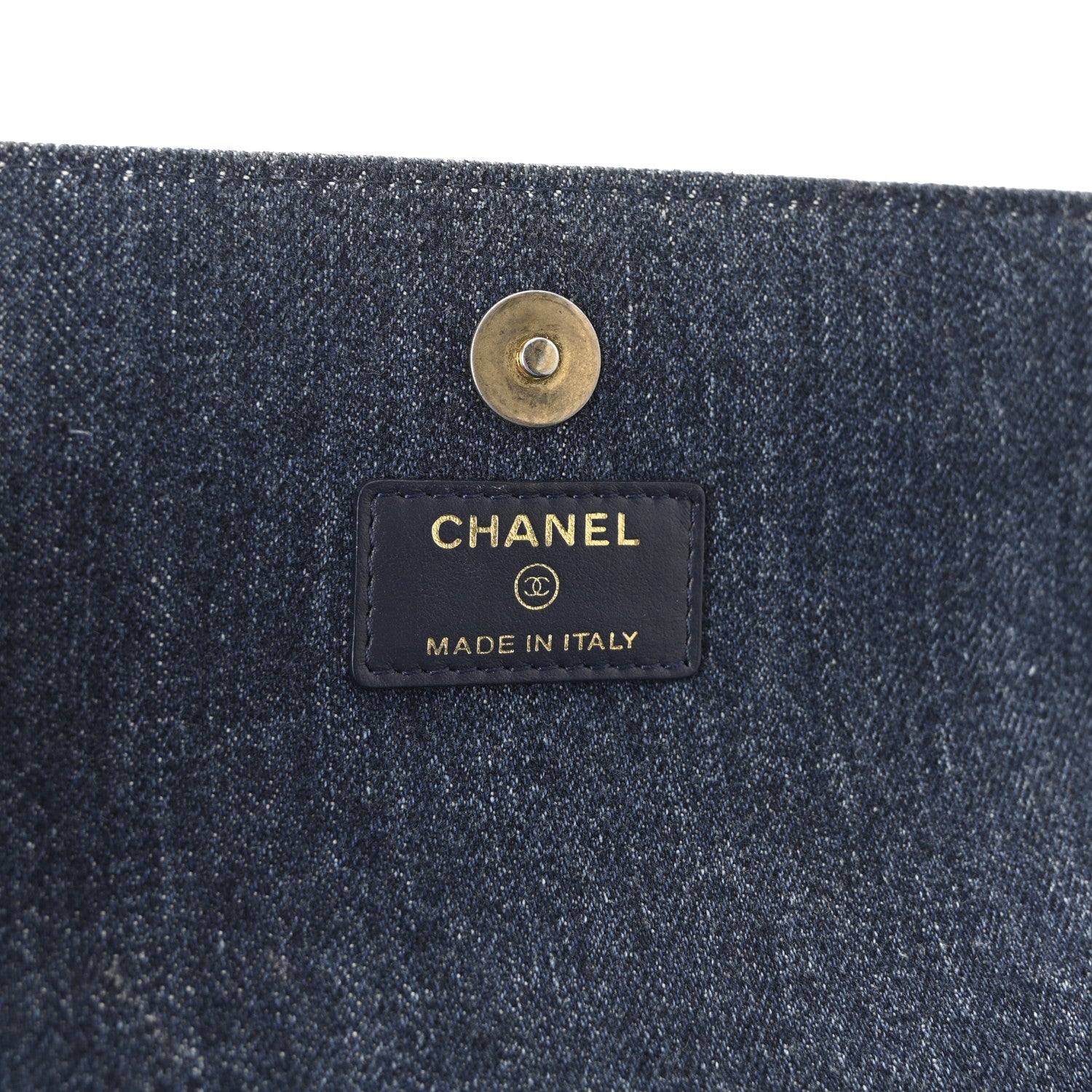 Chanel Denim Quilted Chanel 19 Flap Phone Holder With Chain Blue 6 of 11