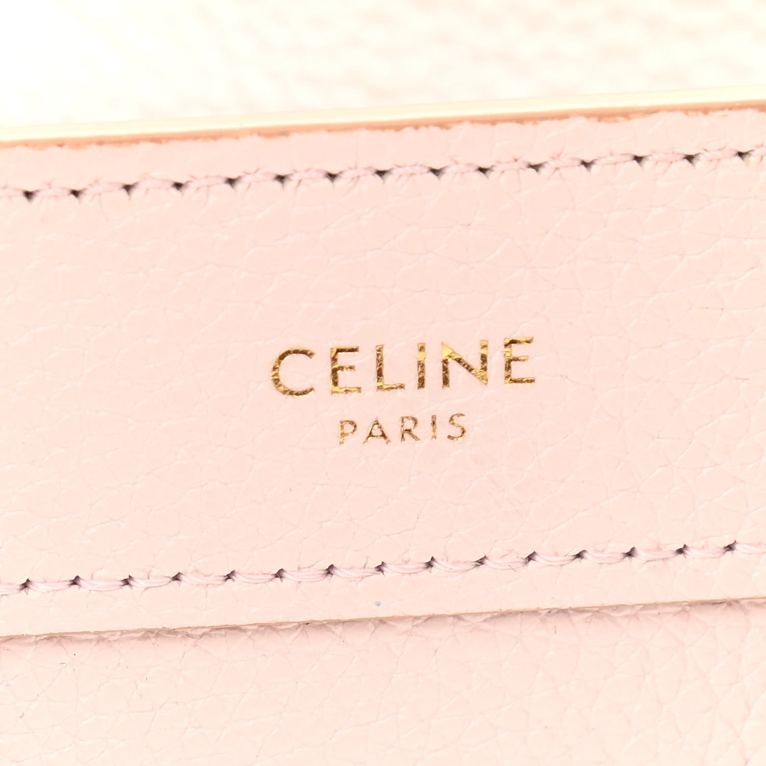 Celine Drummed Calfskin Nano Luggage Pale Pink 5 of 16
