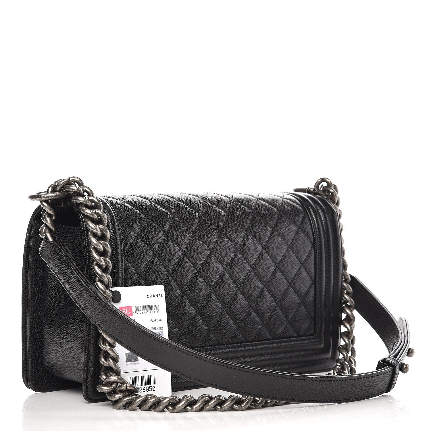 Chanel Caviar Quilted Medium Boy Flap Black 4 of 7