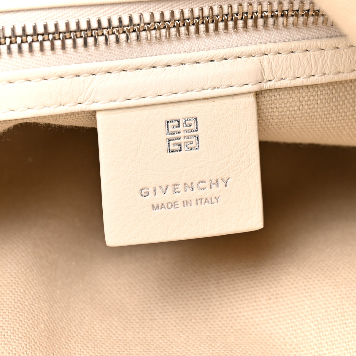 Givenchy Calfskin Medium Voyou Bag Ivory 6 of 12