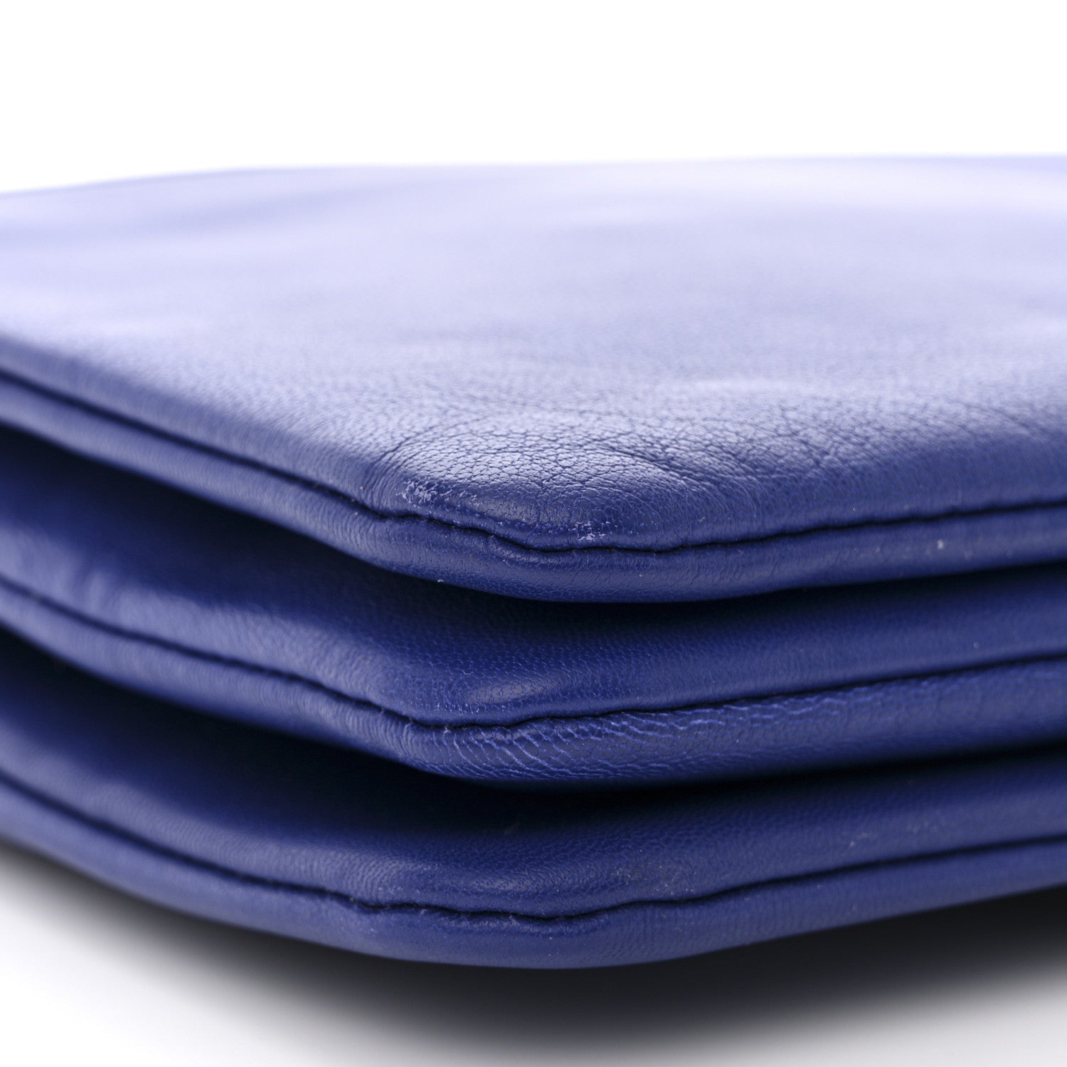 Celine Lambskin Small Trio Crossbody Bag Indigo 10 of 14