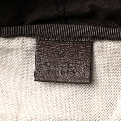 Gucci GG Supreme Monogram Medium Ophidia Double Buckle Backpack Brown 6 of 12
