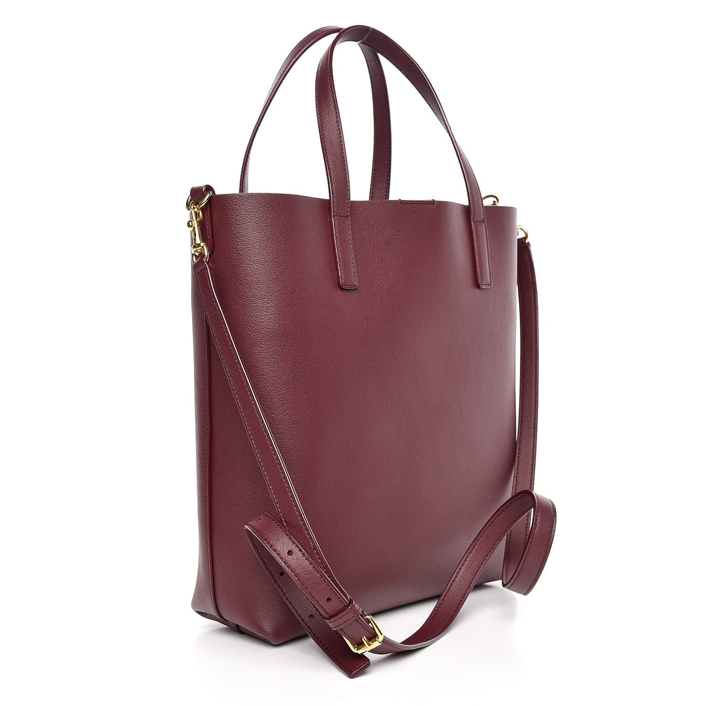 Calfskin Toy Shopping Tote Dark Red