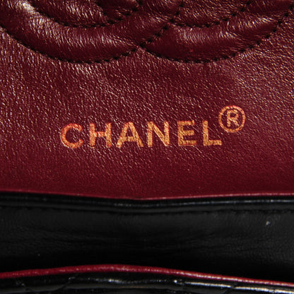 Chanel Lambskin Quilted Small Double Flap Black 7 of 8