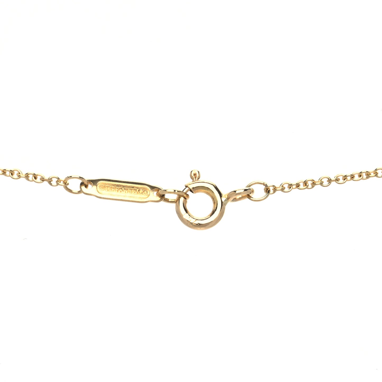 18K Yellow Gold 1837 Bar Pendant Necklace