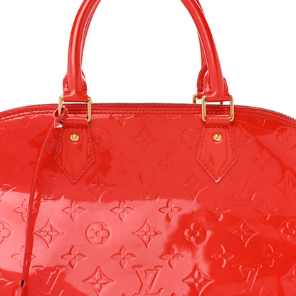 Louis Vuitton Vernis Alma MM Rouge Grenadine 8 of 15