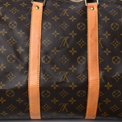 Louis Vuitton Monogram Keepall Bandouliere 55 17 of 25