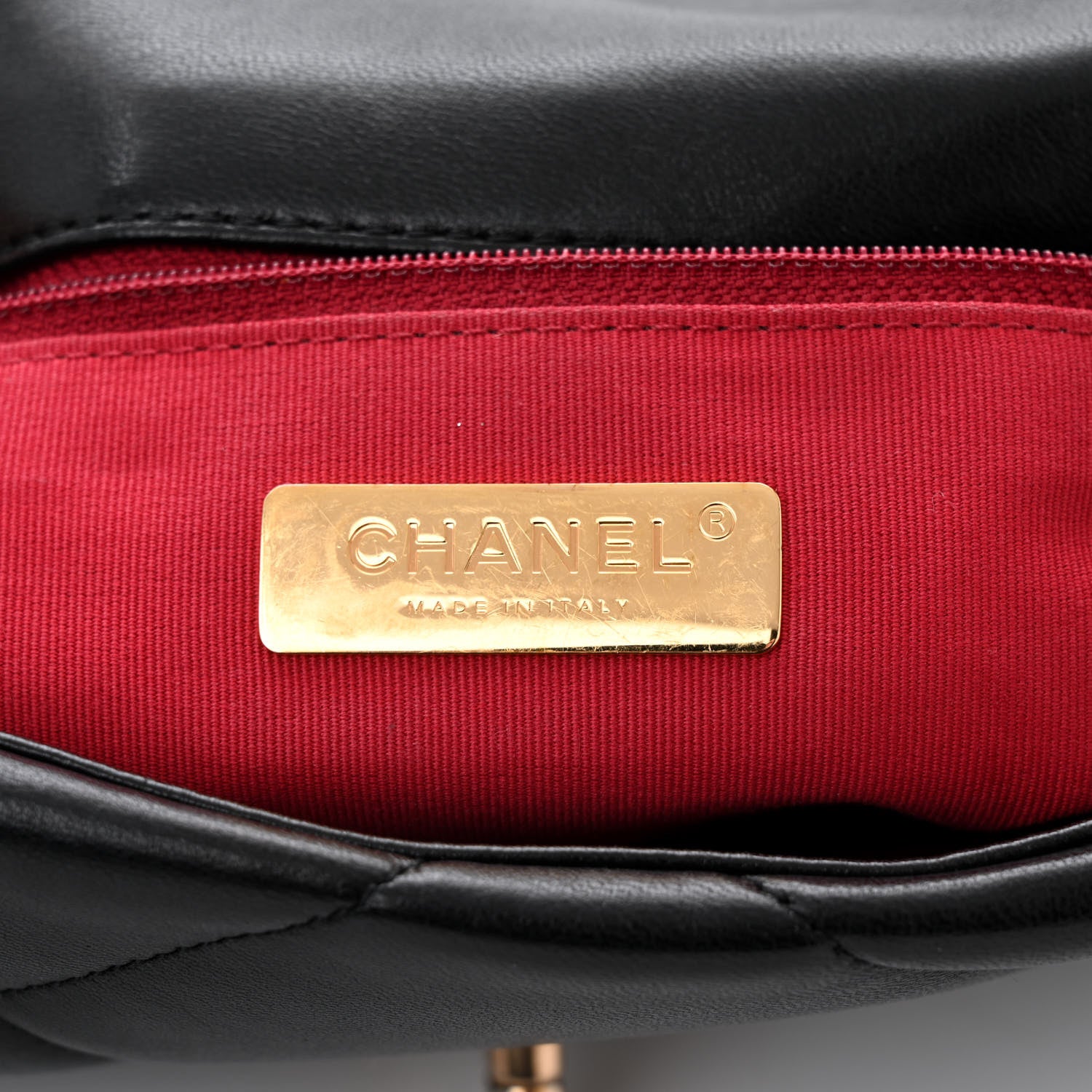 Chanel Lambskin Quilted Medium Chanel 19 Flap Black 6 of 11