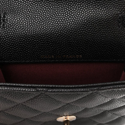 Chanel Caviar Quilted Clutch With Chain Bag Black 8 of 13