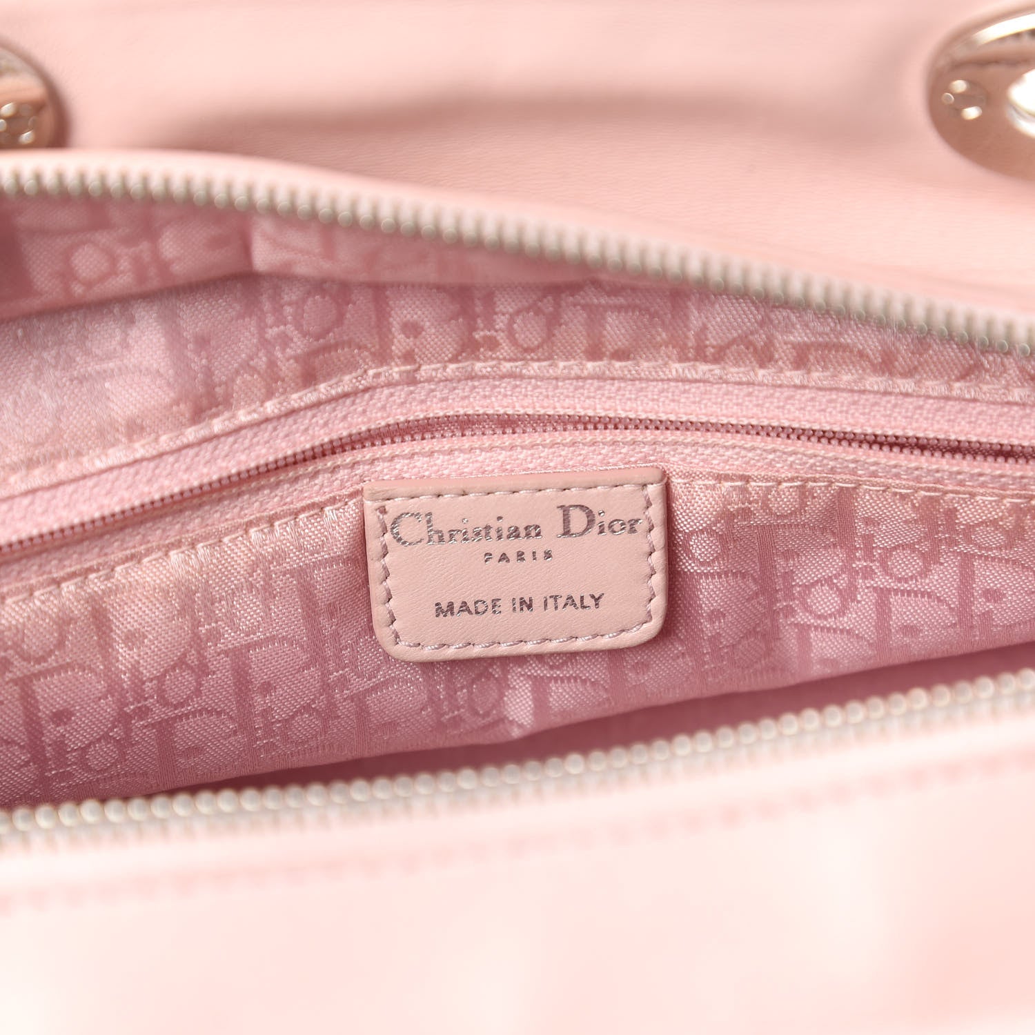 Christian Dior Lambskin Cannage Soft Lady Dior Satchel Light Pink 8 of 10