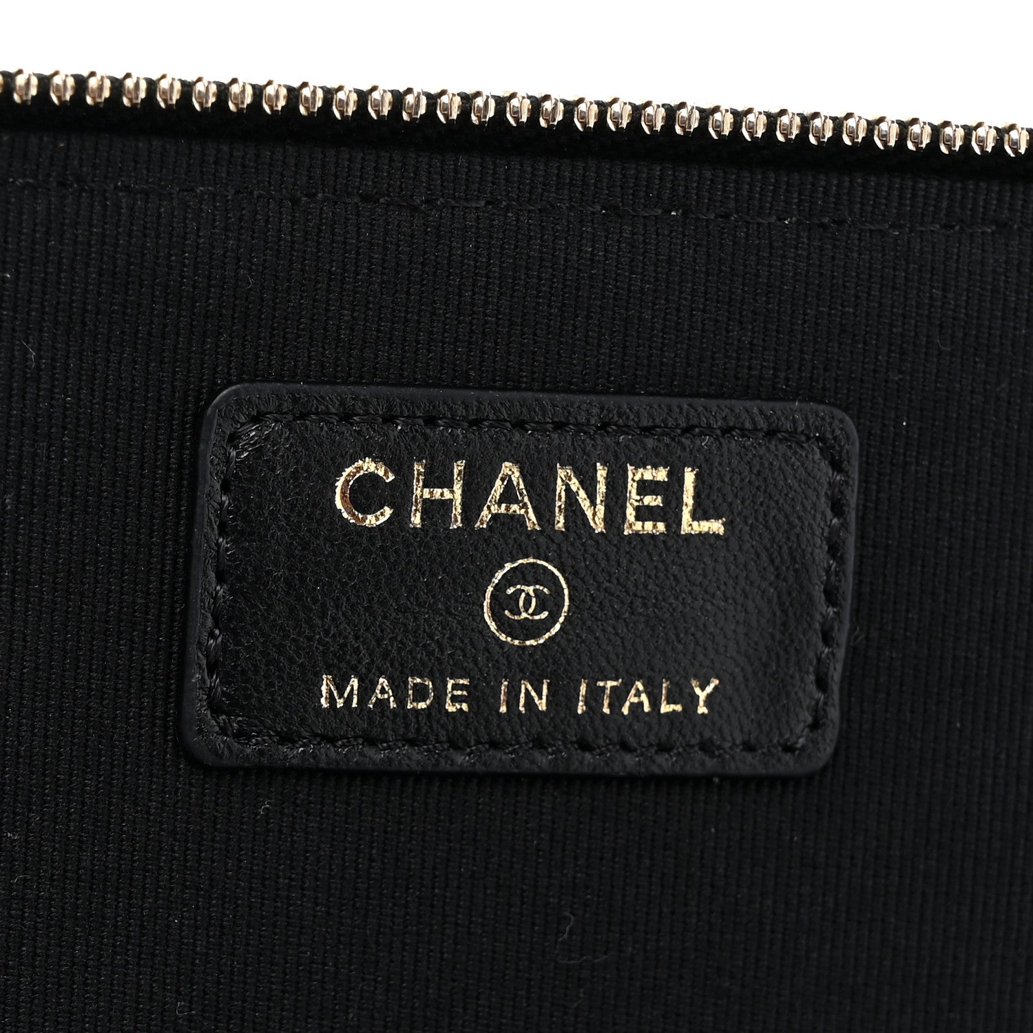 Chanel Lambskin Quilted Small Top Handle Vanity Case With Chain Black 7 of 13