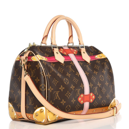 Louis Vuitton Monogram Summer Trunks Speedy Bandouliere 30 4 of 9