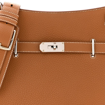 Hermes Taurillon Clemence Jypsiere 31 Gold 8 of 11