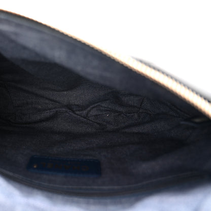 Chanel Lambskin Quilted Resin Bi-Color Waist Bag Fanny Pack Black 5 of 10
