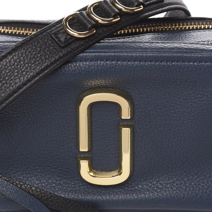 Marc Jacobs Supple Natural Grain Calfskin Softshot 21 Crossbody Bag Navy 9 of 11