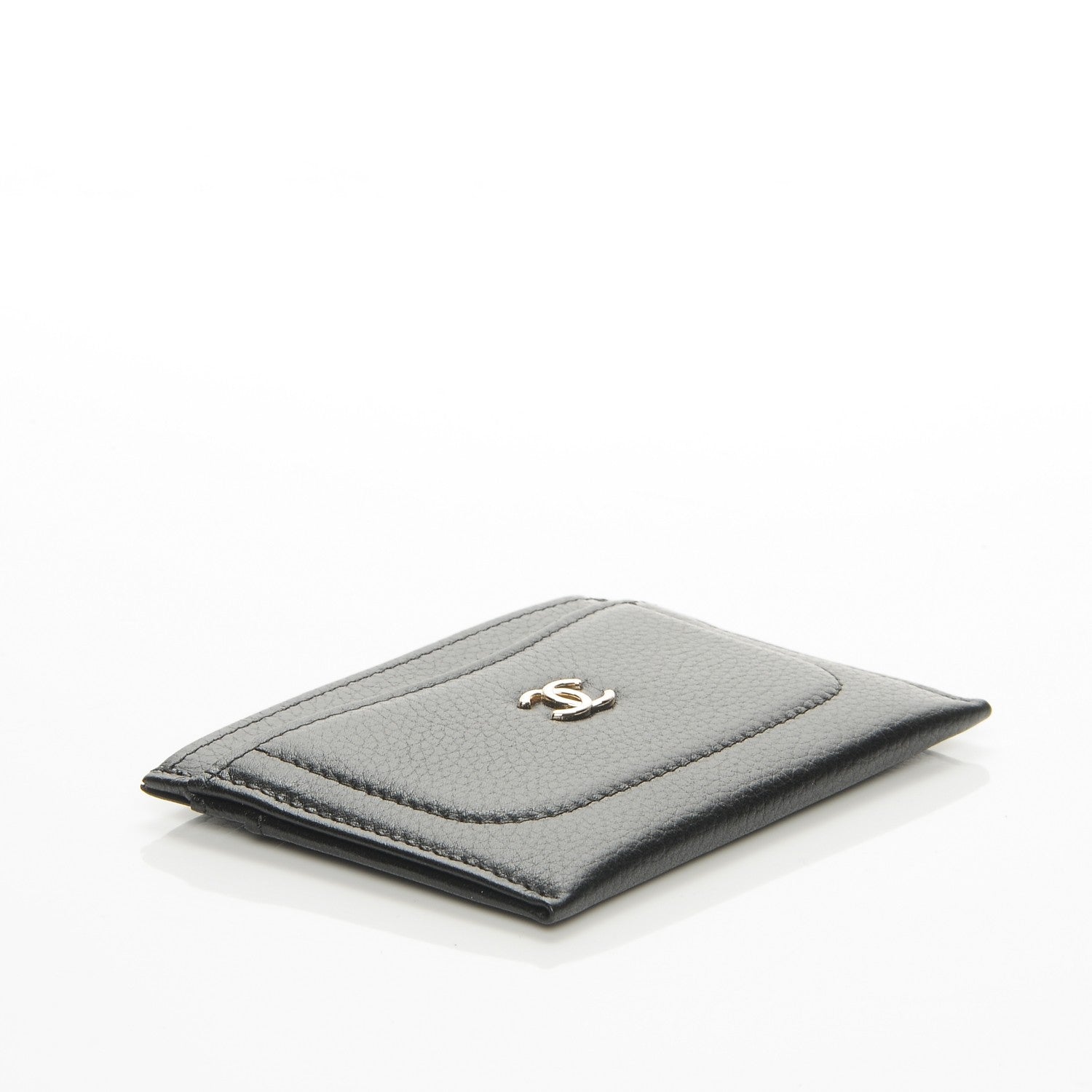 Chanel Calfskin CC Card Holder Black 4 of 8