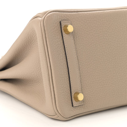 Hermes Togo Birkin 25 Gris Tourterelle 8 of 10
