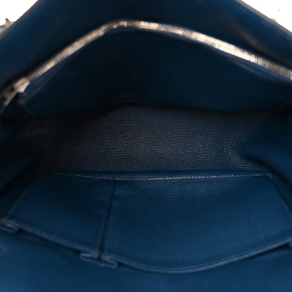 Hermes Taurillon Clemence Jypsiere 28 Bleu de Prusse 5 of 11