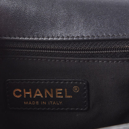 Chanel Lambskin Quilted Large Boy Flap Black 6 of 7