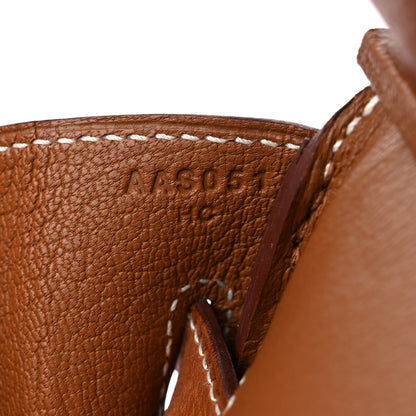 Hermes Natural Barenia Faubourg Birkin 30 Fauve 7 of 15