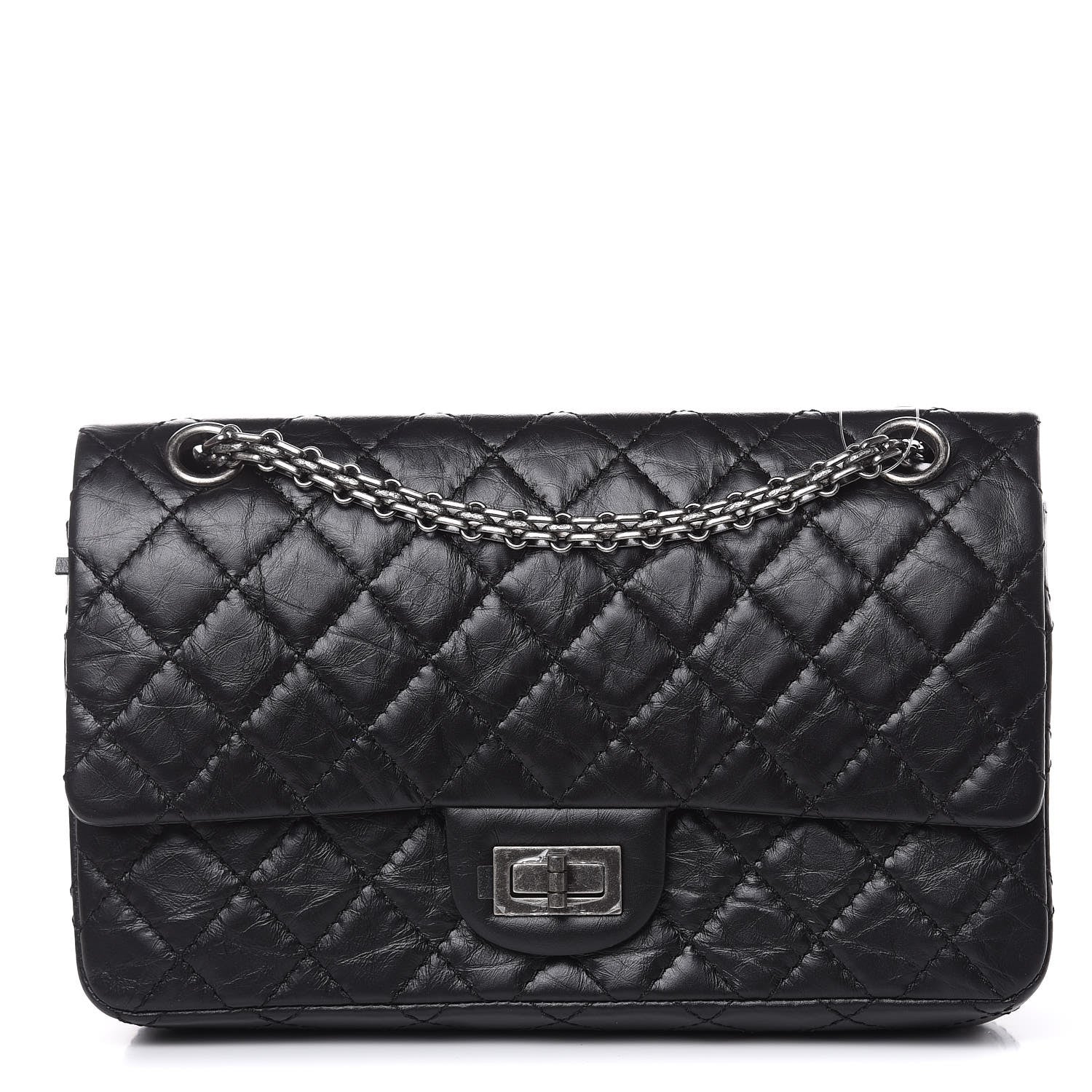Chanel Aged Calfskin Quilted 2.55 Reissue 225 Flap Black 1 of 11