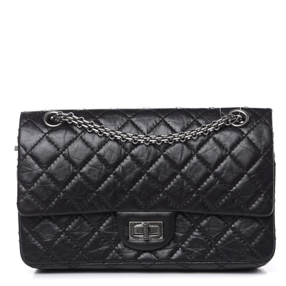 Chanel Aged Calfskin Quilted 2.55 Reissue 225 Flap Black 1 of 11