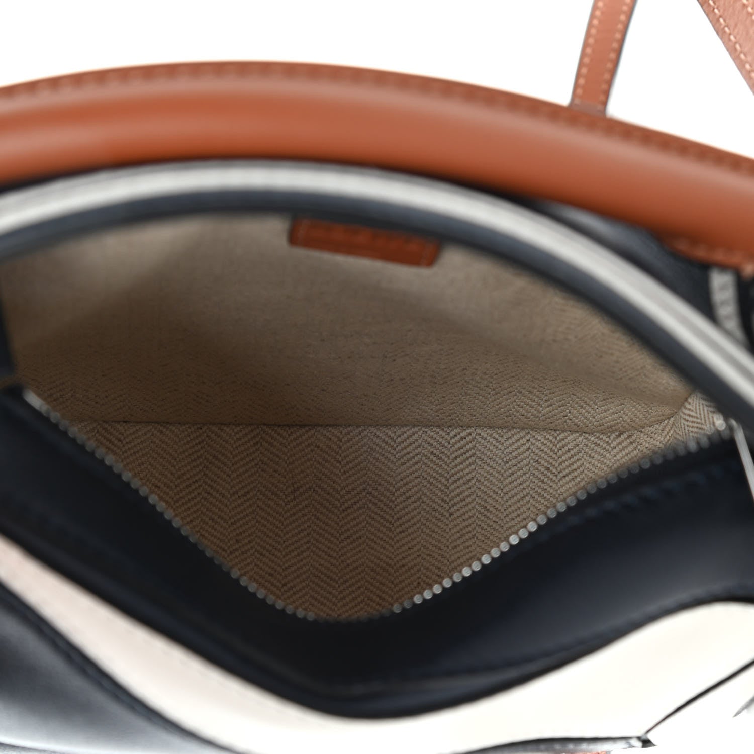 Loewe Calfskin Mini Puzzle Bag Deep Blue Soft White 4 of 5