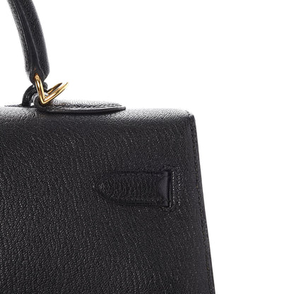 Hermes Chevre de Coromandel Kelly Sellier 35 Black 31 of 31