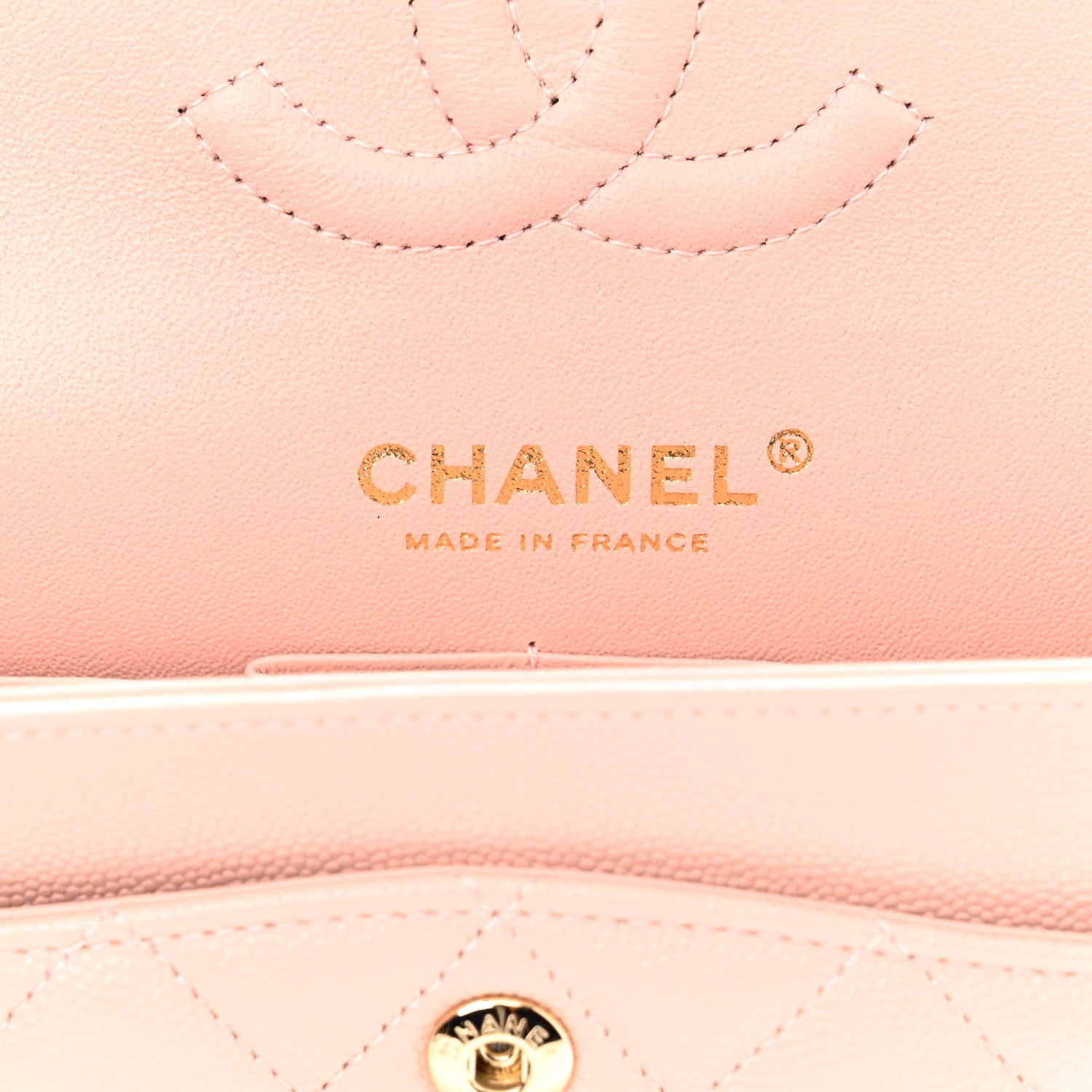 Chanel Caviar Quilted Small Double Flap Light Pink 5 of 10