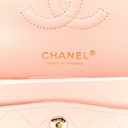 Chanel Caviar Quilted Small Double Flap Light Pink 5 of 10
