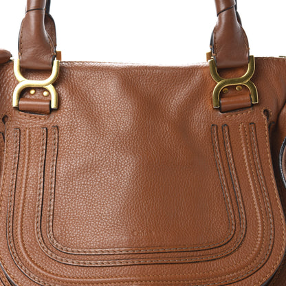 Chloe Calfskin Medium Marcie Satchel Tan 11 of 11