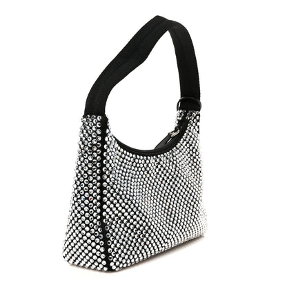 Prada Satin Crystal Mini Re-Edition 2000 Bag Cristal 3 of 10