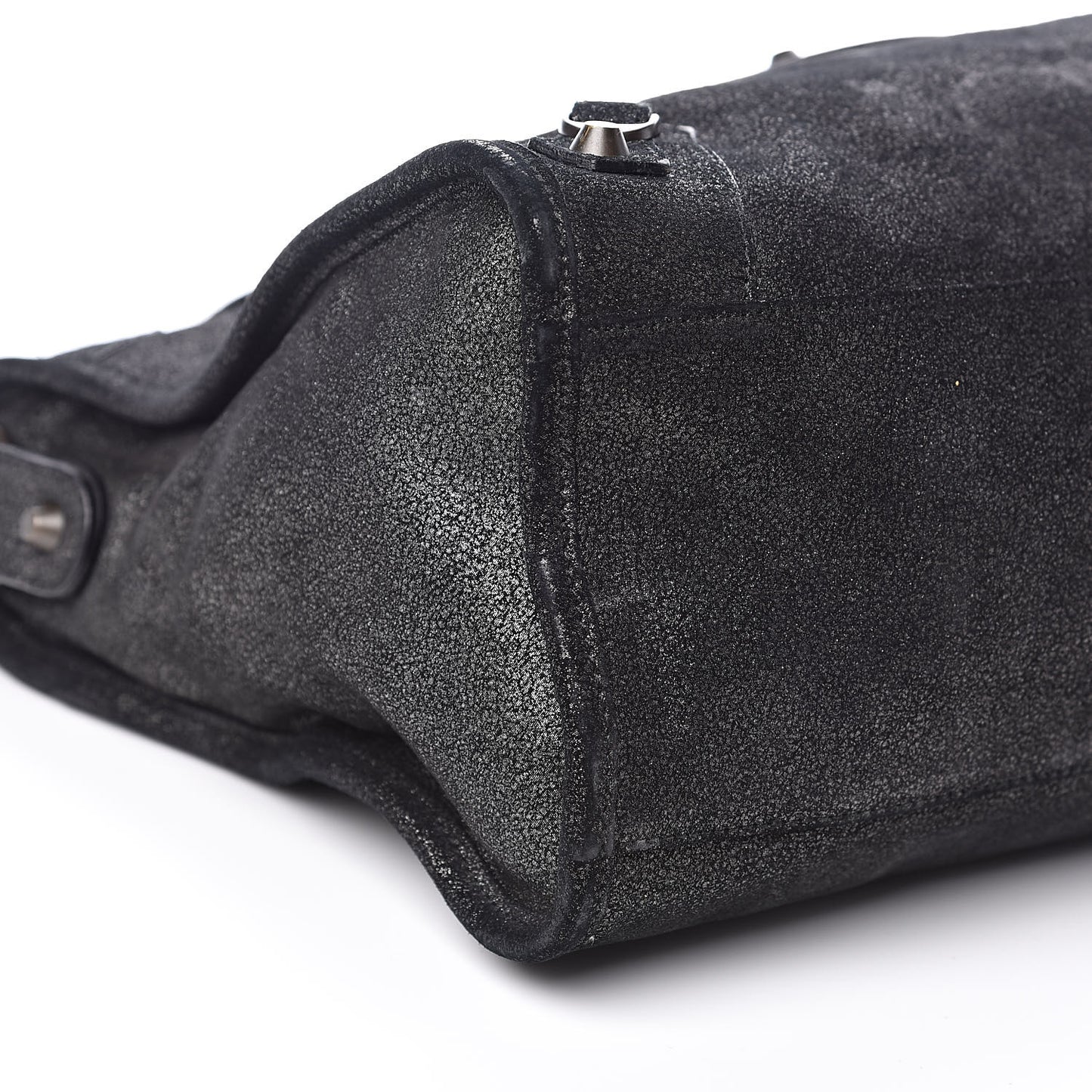 Metallic Craquele Classic Hardware City Black